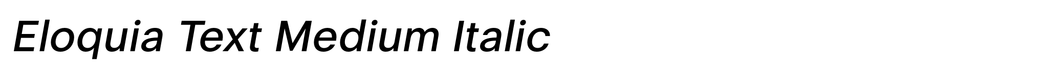 Eloquia Text Medium Italic image